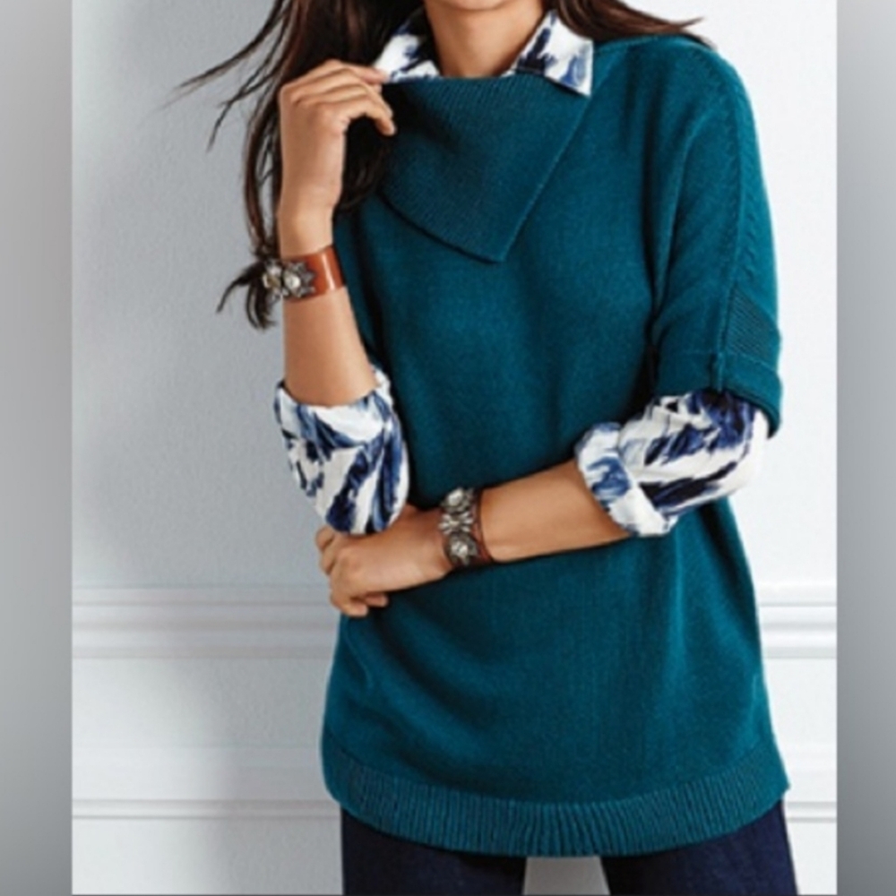 CAbi Style #3011 Sweater Size S Green